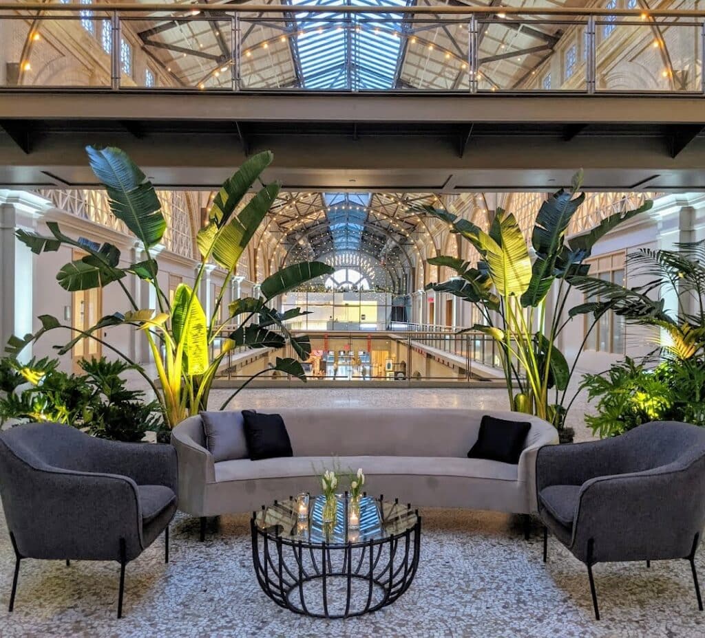 Grand Hall Lounge at the Ferry Building.