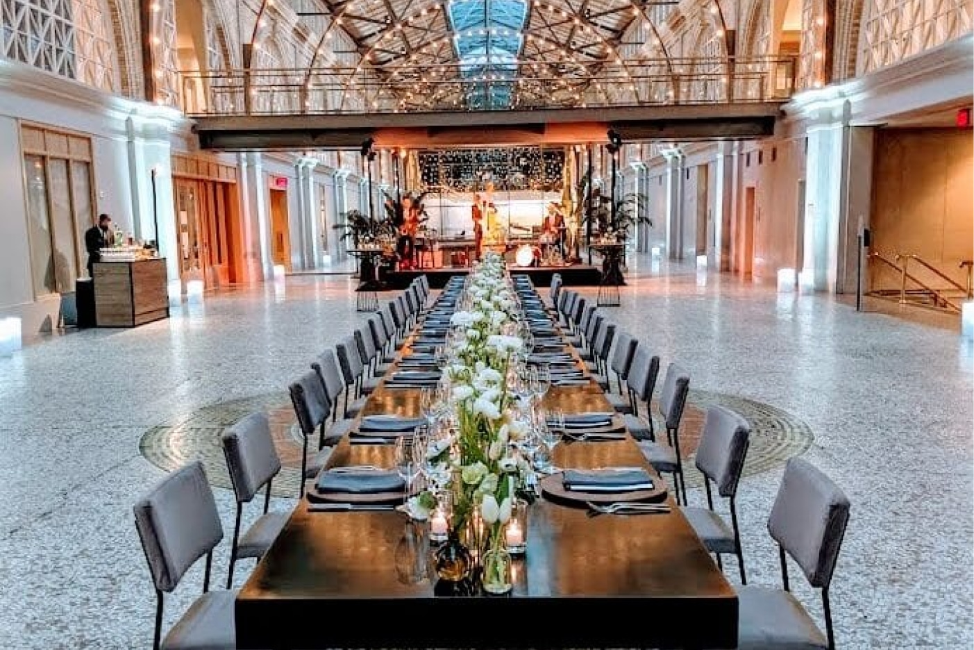 Elegant event at the Ferry Building.